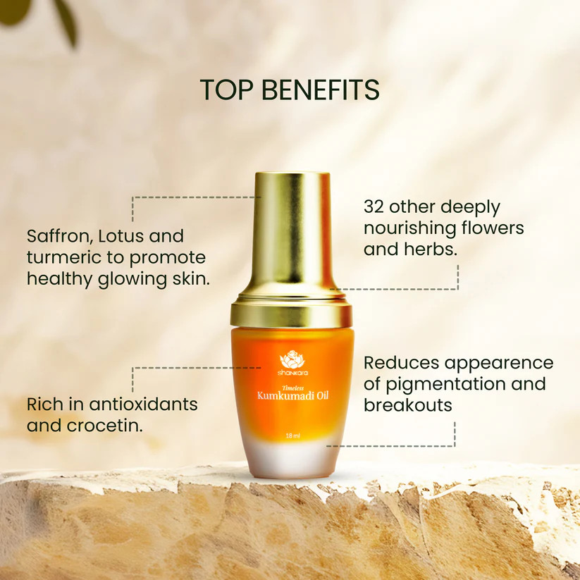 Benefits of Timeless Kumkumadi Oil