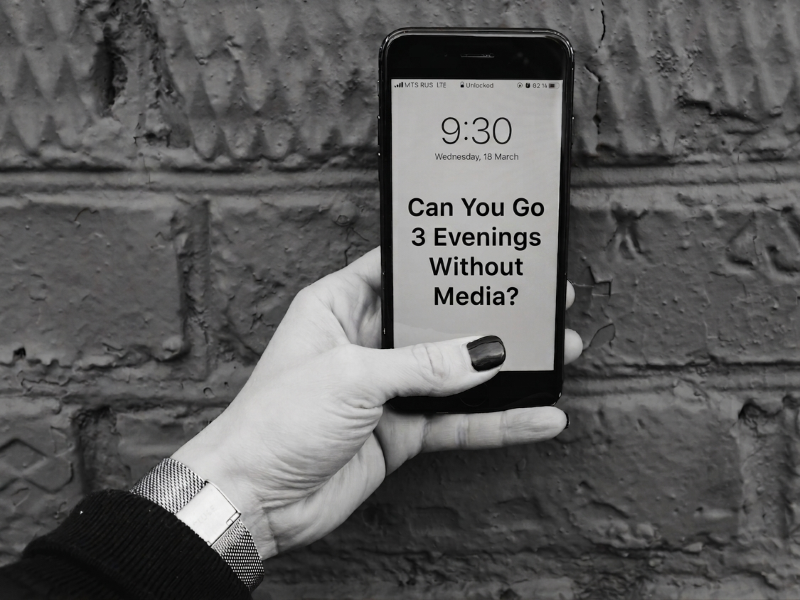Can You Go 3 Evenings Without Media?