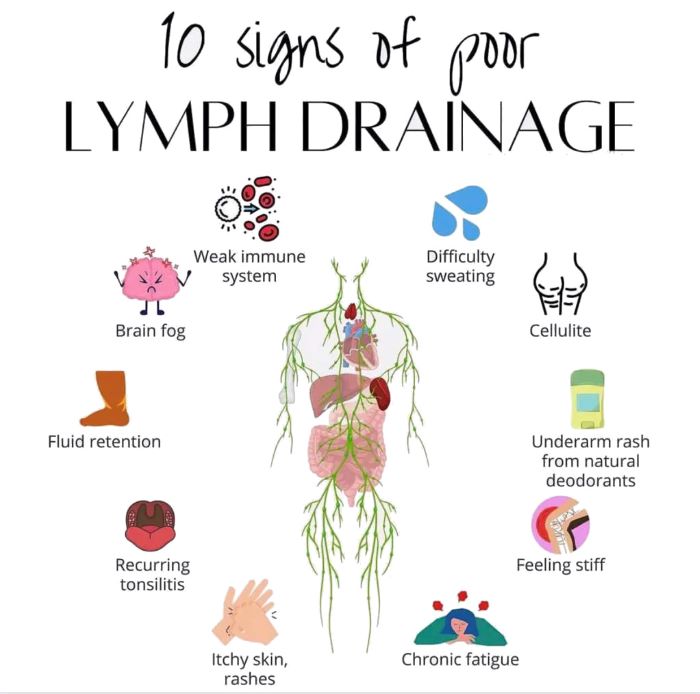 Signs of Poor Lymphatic Drainage