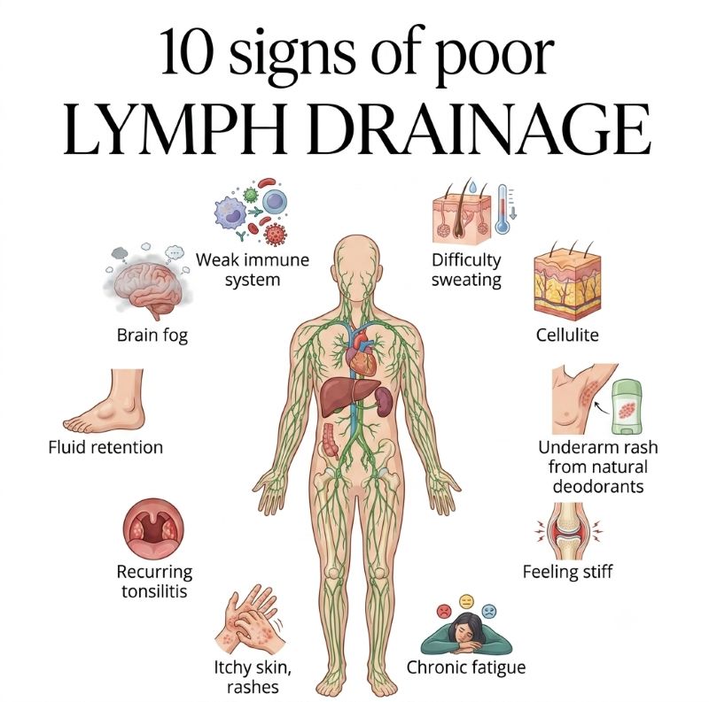 Signs of Poor Lymphatic Drainage